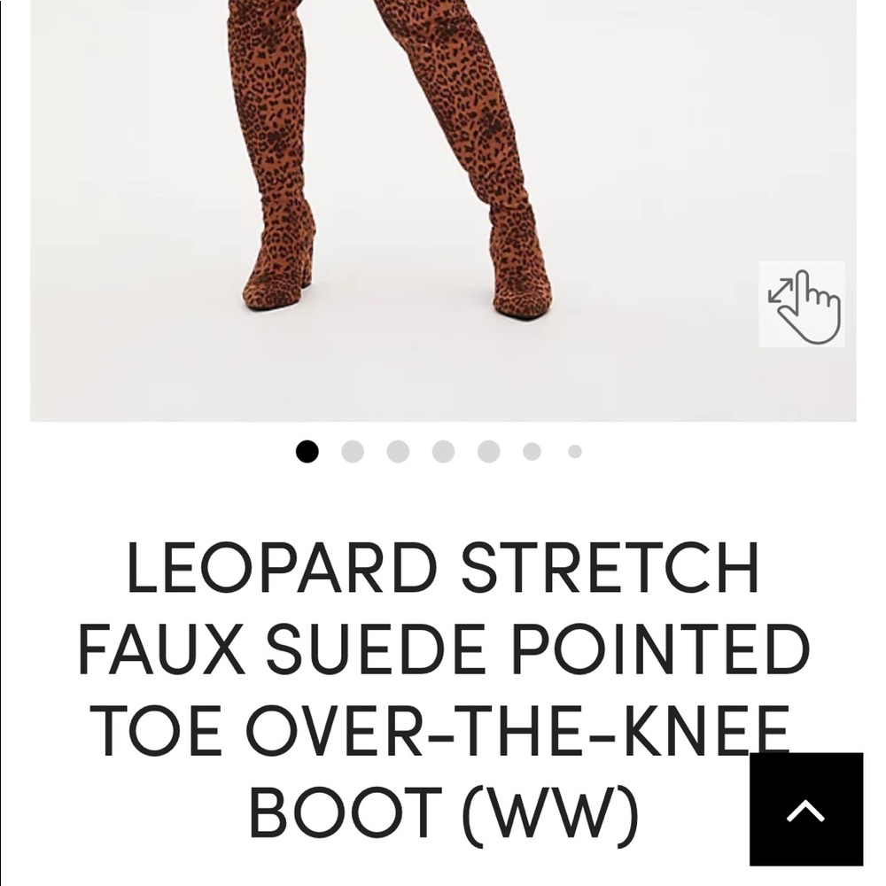 Torrid NIB Leopard Over the Knee boots